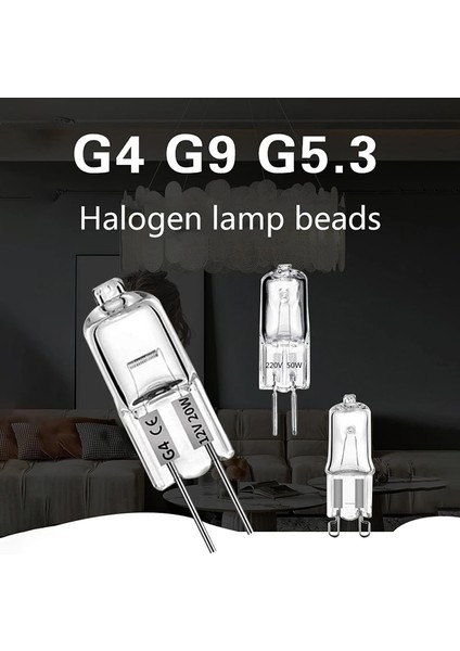 A2 2 Adetlot G4G5.3G9 Ampul Dc Tipi Halojen Lamba Halojen Lamba Şeffaf Her Ampul Ev Dekorasyon Için Iç Kutu ile (Yurt Dışından) fiyatları