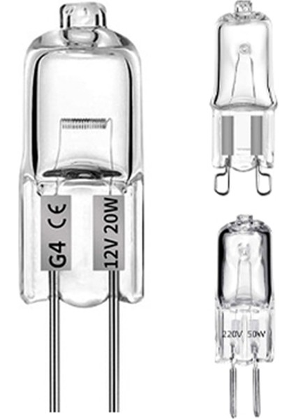 A2 2 Adetlot G4G5.3G9 Ampul Dc Tipi Halojen Lamba Halojen Lamba Şeffaf Her Ampul Ev Dekorasyon Için Iç Kutu ile (Yurt Dışından) modelleri