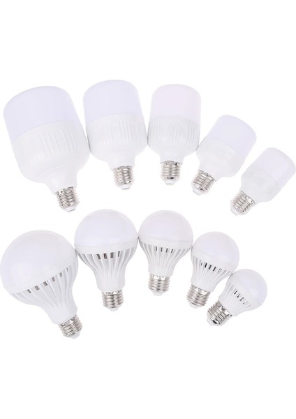 5W LED Ampul E27 Lambalar Dc 12V LED Işık 3W 5W 7W 9W 12W 15W 20W 30W Gerçek Güç Ampuller Spotlight Lampada LED Bombillas Lamba (Yurt Dışından)