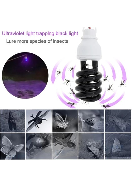 12V20WSDÜZ Blacklight Uv Lamba 20W 30W 40W Ultraviyole Lambalar Enerji Tasarruflu Uva Ampuller Siyah Işıklar E27 Dc Sivrisinek Tüp Tuzak Işık (Yurt Dışından) indirimleri