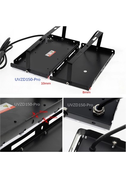 100W 395NM 400NM LED Uv Projektör 220V Su Geçirmez Ultravilet Lameller 96LEDS 50W 100W 150W Anahtarlı (Yurt Dışından) indirimleri