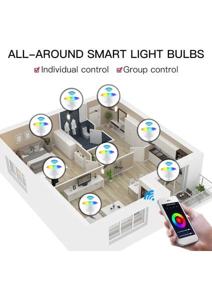 5W Tarzı ZN303075 Tuya GU10 Wıfı Akıllı LED Ampuller Rgb Cw Beyaz 5 W Kısılabilir Lambalar Akıllı Yaşam App Kontrol Ampul Alexa Google Için Çalışmak (Yurt Dışından)