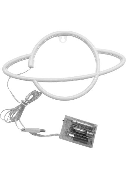No.4 Boyutu LED Eliptik Gezegen Şekilli Neon Işık Renkli Gökkuşağı Neon Burcu Odası Ev Partisi Düğün Dekorasyon Için Noel Hediyesi Neon Lamba (Yurt Dışından) modelleri