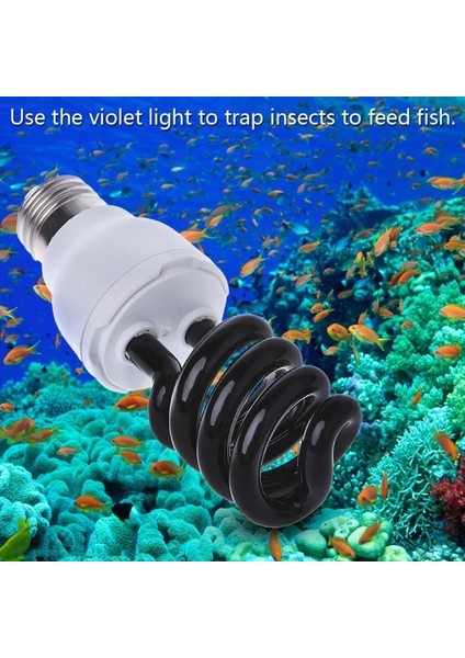 Diğer 220V 20W Kapalı Floresan Blacklight Işık E27 Ampul Sivrisinek ve Uçan Böcek Tuzağı Yedek Uv Ampul (Yurt Dışından) fırsatları