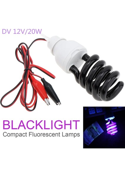 12V20WSARMAL Blacklight Uv Lamba 20W 30W 40W Ultraviyole Lambalar Enerji Tasarruflu Uva Ampuller Siyah Işıklar E27 Dc Sivrisinek Tüp Tuzak Işık (Yurt Dışından)