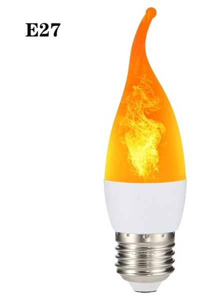 E27L Stili E27L LED E27 Alev Ampuller 4 Modu Işık Dinamik Alev Etkisi Ac 9 W Festivali Bahçe Dekor Için Işık Ev Aydınlatma (Yurt Dışından)