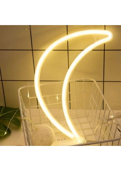 No.7 Boyutu LED Yıldız Neon Işıkları Clound Ay Neon Burcu Gece Lambası Noel Partisi Düğün Duvar Dekorasyon Gece Lambası Ev Hediye (Yurt Dışından)