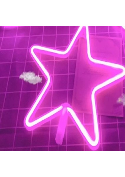 No.7 Boyutu LED Yıldız Neon Işıkları Clound Ay Neon Burcu Gece Lambası Noel Partisi Düğün Duvar Dekorasyon Gece Lambası Ev Hediye (Yurt Dışından) indirimleri