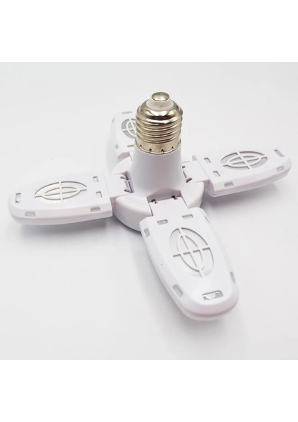 165-265V E27 LED Ampul 6500K Katlanabilir Ayarlanabilir Fanlar Panelleri Tavan Işıkları Deforme Edilebilir Garaj Lambası Atölyesi Endüstriyel Ahır Aydınlatma (Yurt Dışından)