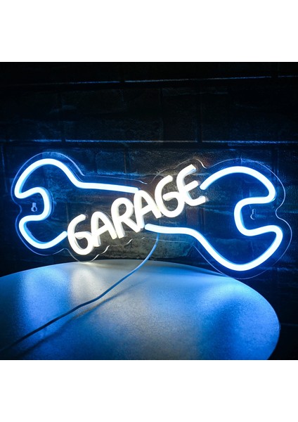 5W Tarzı Garaj Garaj Neon Burcu LED Işık Araba Kontrol Motor Tamir Dükkanı Neon Burcu LED Işık Çubuğu Atmosfer Duvar Dekor Hediye Lambaları USB Anahtarı (Yurt Dışından) modelleri