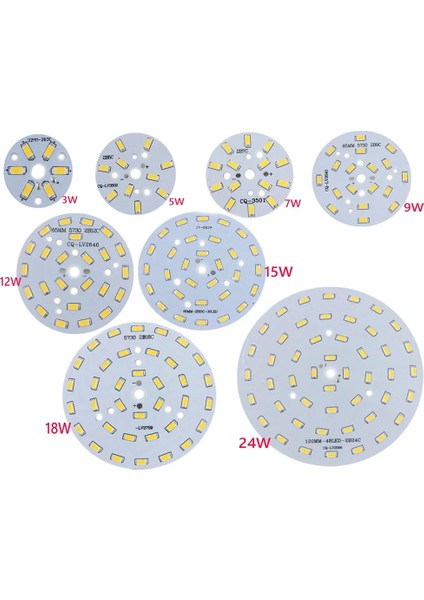 9W Tarzı 12W W 12W W 18W W LED Ampul Ampul Aksesuarları Diyot Paneli Tavan Smd Işık Paneli LED Işık Paneli (Yurt Dışından)