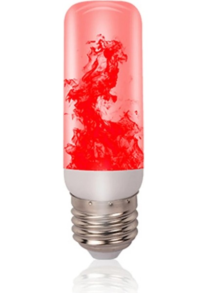 Kırmızı LED Titreşimsiz Alev Ampul Simüle Yanan Yangın Etkisi E27 Lamba Noel Partisi Süslemeleri Dro Yeni (Yurt Dışından)
