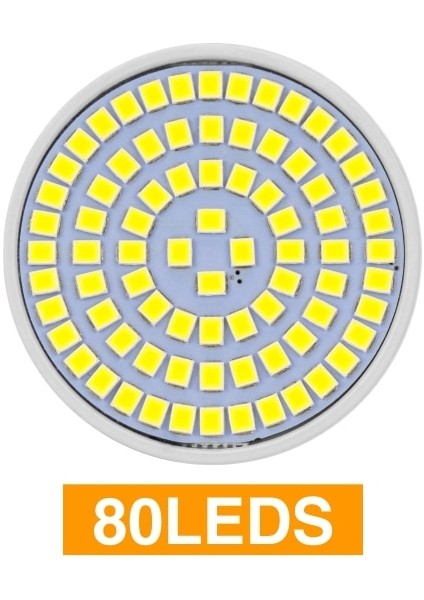 GU10 Stili 80LED E27 E14 MR16 GU10 Lampada LED Ampuller 220V 240V Bombillas 5W 6W 7W 9W 12W LED Lamba Spot LED Smd LED Spot Işık (Yurt Dışından)