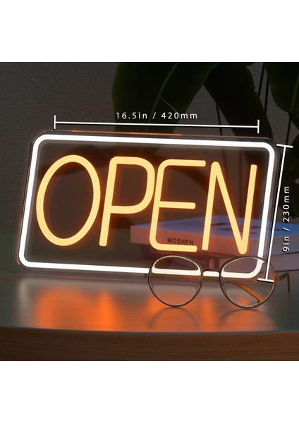 No.3 Boyutu LED Mağaza Açık Burcu Neon Işıkları Açık Iş Tabelaları Duvar Asılı Gece Lambası Ev Barlar Için Kahve Mağazaları Billboard Noel Dekor (Yurt Dışından)