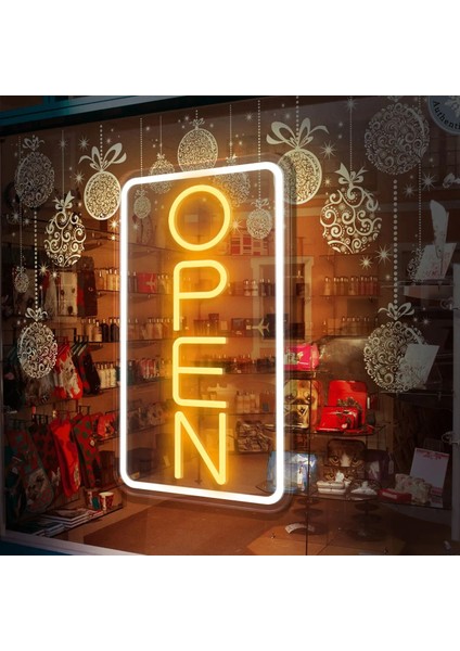 No.3 Boyutu LED Mağaza Açık Burcu Neon Işıkları Açık Iş Tabelaları Duvar Asılı Gece Lambası Ev Barlar Için Kahve Mağazaları Billboard Noel Dekor (Yurt Dışından)