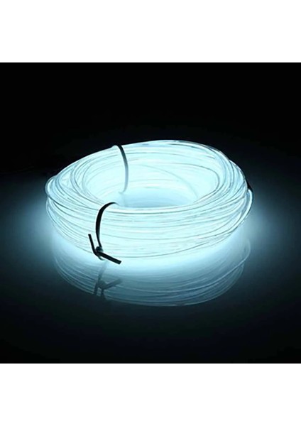 No.9 Boyutu 10M LED Esnek Yumuşak Tüp Tel Neon Glow Araba Halat Şerit Işık Noel Dekor (Yurt Dışından)