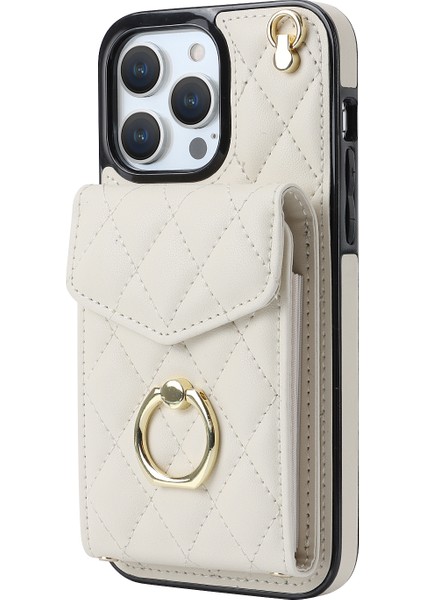 Iphone 13 Pro 6.1 Inç Rfıd Için Pu Deri Bloke+Tpu Telefon Kılıfı Çoklu Kart Yuvaları Halk Kickstand Cover-Beige (Yurt Dışından) fiyatları