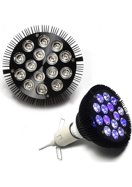 54W Tarzı 45W Paketi LED Akvaryum Ampul PAR38 Spot Ampul LED Akvaryum Aydınlatma Ampul Balık Tankı Için Tam Spektrum (Yurt Dışından)