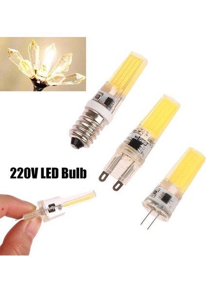 E14C Enerji Tasarruflu G4 G9 E14 9 W Silika Jel Lamba Cob LED Kısılabilir Ampul Beyaz Sıcak Ac 220 V Lamba Mısır Decro Lamba (Yurt Dışından)