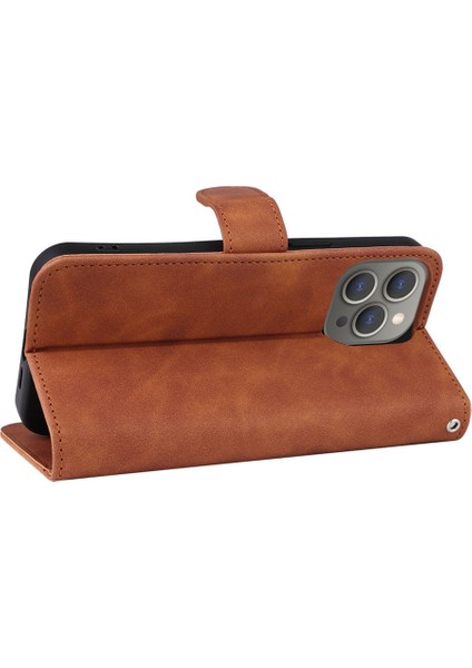 Cüzdan Telefon Kapağı Iphone 15 Pro Cilt Touch Pu Deri Stand Cep Telefonu Vaka-Brown (Yurt Dışından) indirimleri