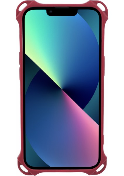 Iphone 13 Case Anti-Drop Tpu Telefon Kapağı Kart Yuvalı (Hassas Kesim) -Wine Red Için Hrx Serisi (Yurt Dışından)