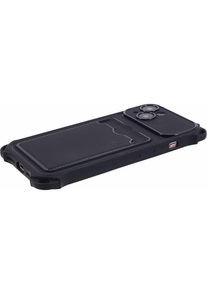 Kart Yuvalı (Hassas Kesim) ile iPhone 13 Case Anti-Drop Tpu Telefon Kapağı Için -Black (Yurt Dışından) fırsatları