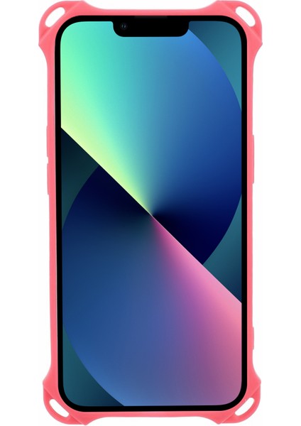 Kart Yuvalı (Hassas Kesim) ile iPhone 13 Case Anti-Drop Tpu Telefon Kapağı Için -Rose (Yurt Dışından)