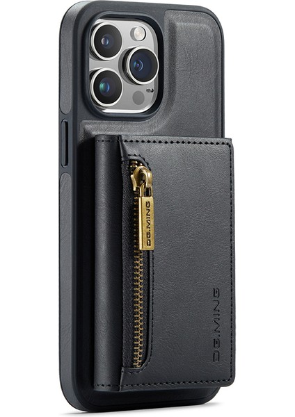 Iphone 12/12 Pro Case Tri-Kat Cüzdan Pu+Pc+Tpu Telefon Kapak Black (Yurt Dışından)