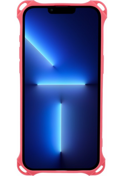 Iphone 13 Pro Max Için 6.7 Inç Kasa Anti-Fall Tpu Kart Tutucu Telefon Koruyucusu (Hassas Kesim) -Rose (Yurt Dışından)