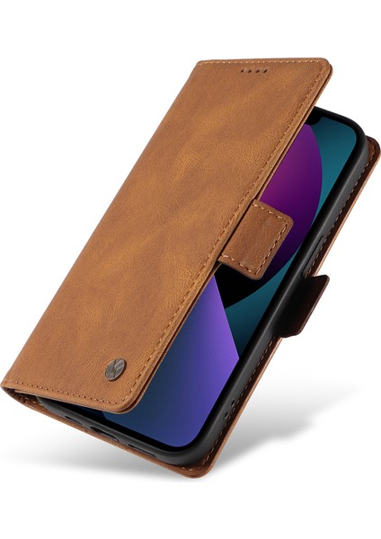 Iphone 14 Cüzdan Kılıfı Için Pu Deri Deri Deri Touch Manyetik Koruyucu Telefon Kapak-Kahverengi (Yurt Dışından) indirimleri