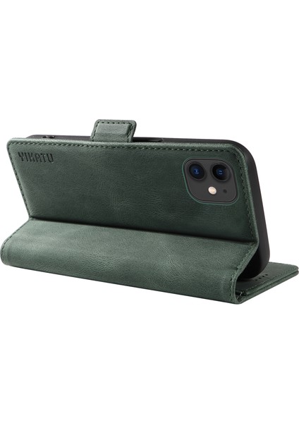 Iphone 11 Cüzdan Stand Cilt Touch Telefon Vaka Yeşil (Yurt Dışından) fırsatları