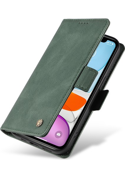 Iphone 11 Cüzdan Stand Cilt Touch Telefon Vaka Yeşil (Yurt Dışından) indirimleri