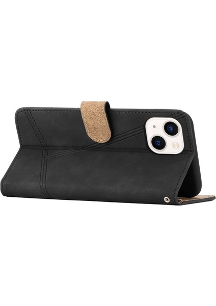 Iphone 15 Plus Cilt Touch Hatları Için Baskılı Telefon Kılıfı Retro Pu Deri Cüzdan Kapağı Stand-Black (Yurt Dışından) indirimleri