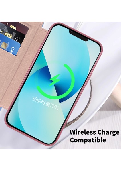 Iphone 13 Için 6.1 Inç Rfıd Engelleme Kart Tutucu Telefon Kılıfı Koruma Koruma Deri Kapağı Magsafe-Baby Mavi ile Uyumlu (Yurt Dışından) fırsatları