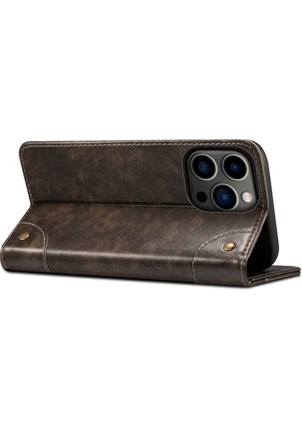 Iphone 15 Pro Case Anti-Cratch Pu Deri+Tpu Cep Telefonu Cüzdan Kapak Black (Yurt Dışından) modelleri