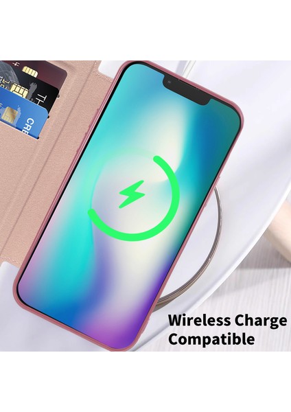 Iphone 15 Plus Deri Telefon Kılıfı Için Magsafe Rfıd Engelleme Kart Tutucu Elektrokapı Kapak Kahverengi ile Uyumlu (Yurt Dışından) indirimleri
