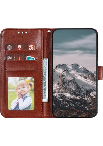 Iphone 15 Plus Case Cüzdan Pu Deri Mandala Çiçek Telefon Kapak Kılıfı (Yurt Dışından)