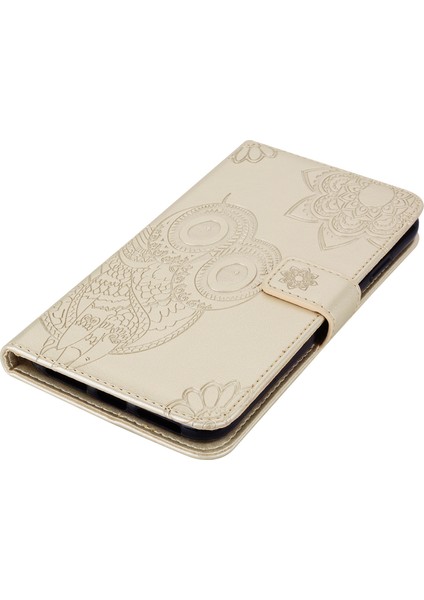 Iphone 15 Plus Case Owl Için Pu Deri Telefon Cüzdan Standı Kapak-Altın (Yurt Dışından) fiyatları