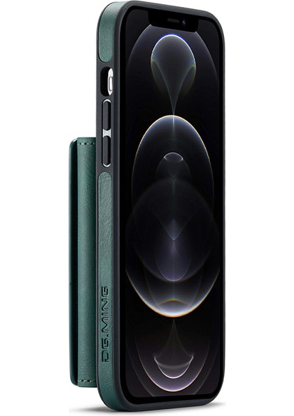 Iphone 12 Pro Max Case Pu+Pc+Tpu Geri Kabuk Cüzdan Telefon Kapak Yeşil (Yurt Dışından) indirimleri
