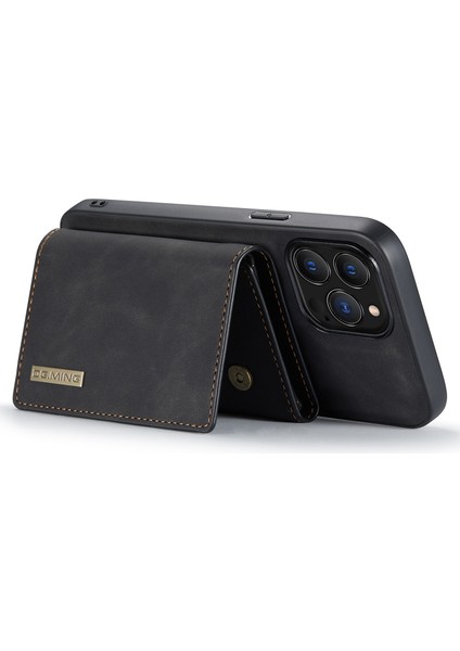 Iphone 15 Pro Magnetic Cüzdan Telefon Kılıfı Pc+Tpu+Pu Şok Geçirmez Kickstand Cover-Black (Yurt Dışından) fırsatları