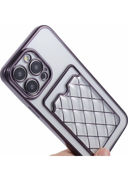Iphone 14 Pro Max Kılıfı Elektrapan Lazer Oyma Yumuşak Tpu Telefon Kapak Black Için Jj Serisi (Yurt Dışından)