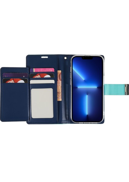 Forestl Digital Iphone 15 Pro Telefon Cüzdanı Pu Deri Kapak Metal Manyetik Kıç-C-Cenan (Yurt Dışından)