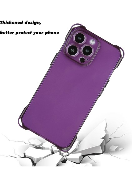 Iphone 13 Pro Max Case 4 Köşeler Için Koruyucu Tpu Telefon Kapak Morası (Yurt Dışından)