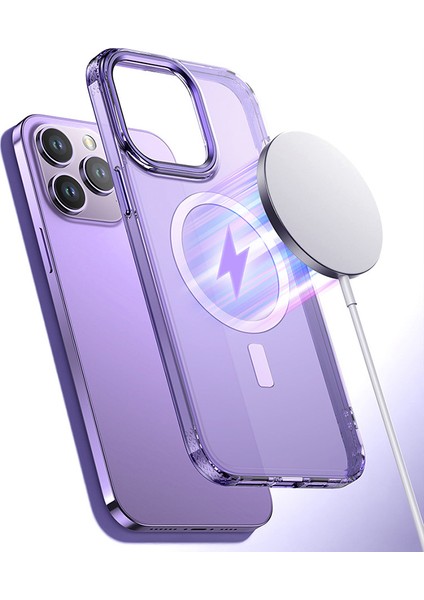 Iphone 14 Pro Max Için Yarı Saydam Telefon Kılıfı Magsafe-Tövbe ile Uyumlu Tpu+Pc Kapağı (Yurt Dışından) fiyatları