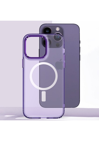 Iphone 14 Pro Max Için Yarı Saydam Telefon Kılıfı Magsafe-Tövbe ile Uyumlu Tpu+Pc Kapağı (Yurt Dışından) indirimleri