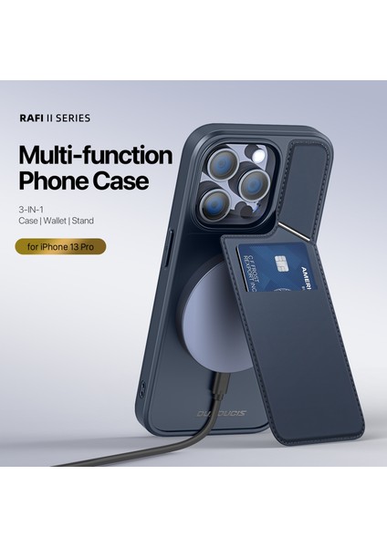 Iphone 13 Pro Telefon Kılıf Kart Yuvaları Için Rfıd Engelleme Koruma-Mavisi Kapsar (Yurt Dışından)