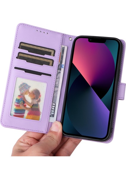 Iphone 13 Kasa Için Çıkarılabilir 2'si 1 Arada Deri Kapak Cüzdan Kabuğu, Bilek Kayış-Mor ile Kabuklu (Yurt Dışından) indirimleri