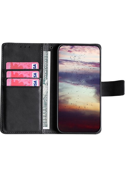 Iphone 15 Plus Şok Geçirmez Cüzdan Cilt-Touch Kapak Pu Deri Timsah Doku Telefon Vaka Black (Yurt Dışından) fiyatları