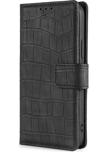 Iphone 15 Plus Şok Geçirmez Cüzdan Cilt-Touch Kapak Pu Deri Timsah Doku Telefon Vaka Black (Yurt Dışından) indirimleri