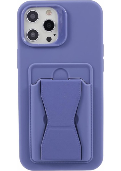 Iphone 12 Pro Max Için 6,7 Inç Kasa Kart Tutucu Kickstand Yumuşak Tpu Telefon Geri Koruyucu Mavi (Yurt Dışından) modelleri